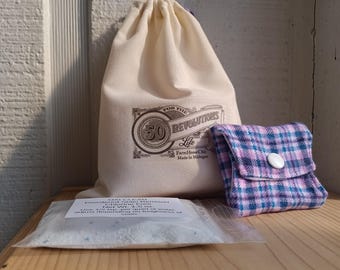 Michigan Made Washable and Reusable Panty Liners Starter Kit SIZE SMALL