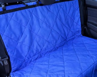Funda de asiento de coche acolchada impermeable y personalizada: Protector para mascotas y perros (3 asientos disponibles)