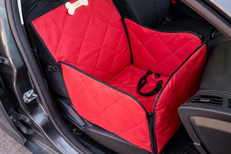 Car Seat Cover Waterproof - Scratch Proof, Protector for Small & Big Dogs, Heavy Duty - Non-Slip Hammock, Travel Accessories