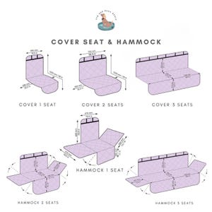 Amaca per auto personalizzata per cani, coprisedile impermeabile per animali domestici, protezione antiscivolo per sedile posteriore per cani