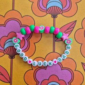 Chapell Roan friendship bracelet, Good Luck Babe, concert bracelet, gig bracelet, Midwest Princess