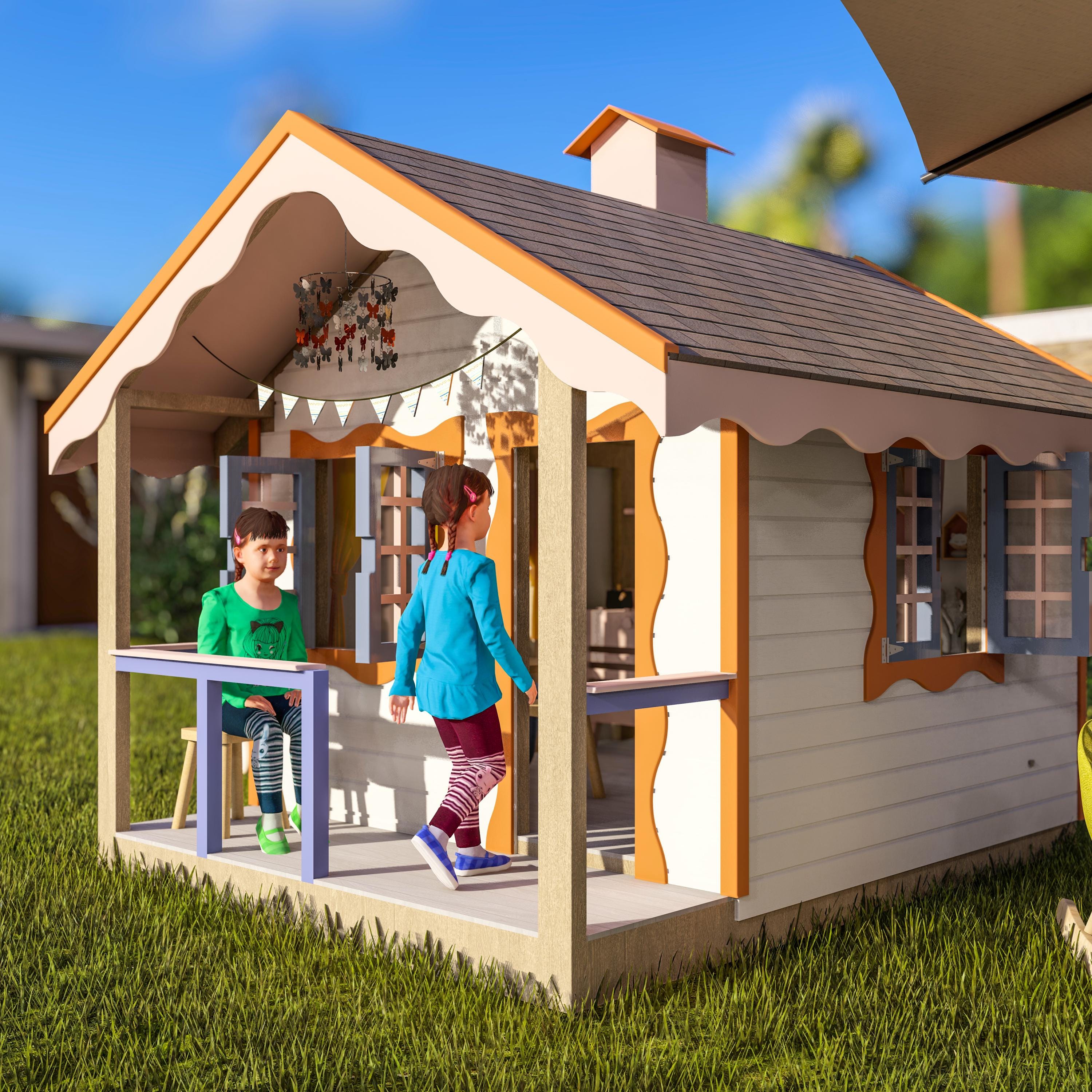 Kids Playhouse Hobbit Hole Playhouse Kit Playhouse Build Plans For