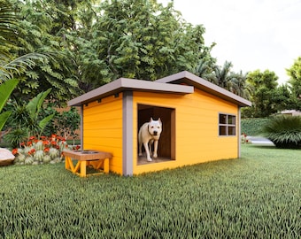 DIY 4x6 木製犬小屋プラン PDF - Etsy 日本