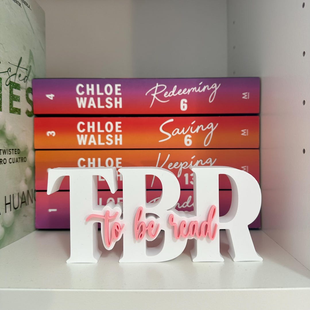 Tbr Sign TBR Bookshelf Decor /