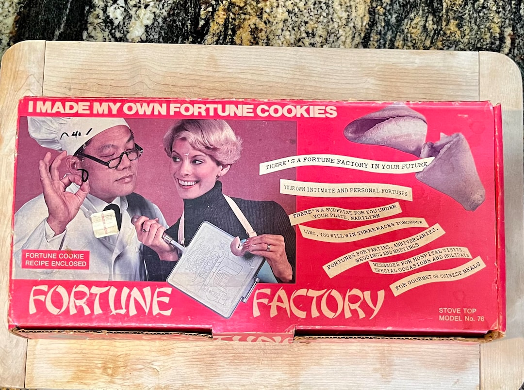 Fortune Cookie Maker Fortune Factory Model No 76 Stove Top Etsy