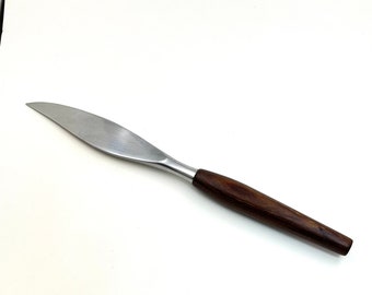 REDUCED Mode Danish steak knife. teak and stainless. made in Sheffield England