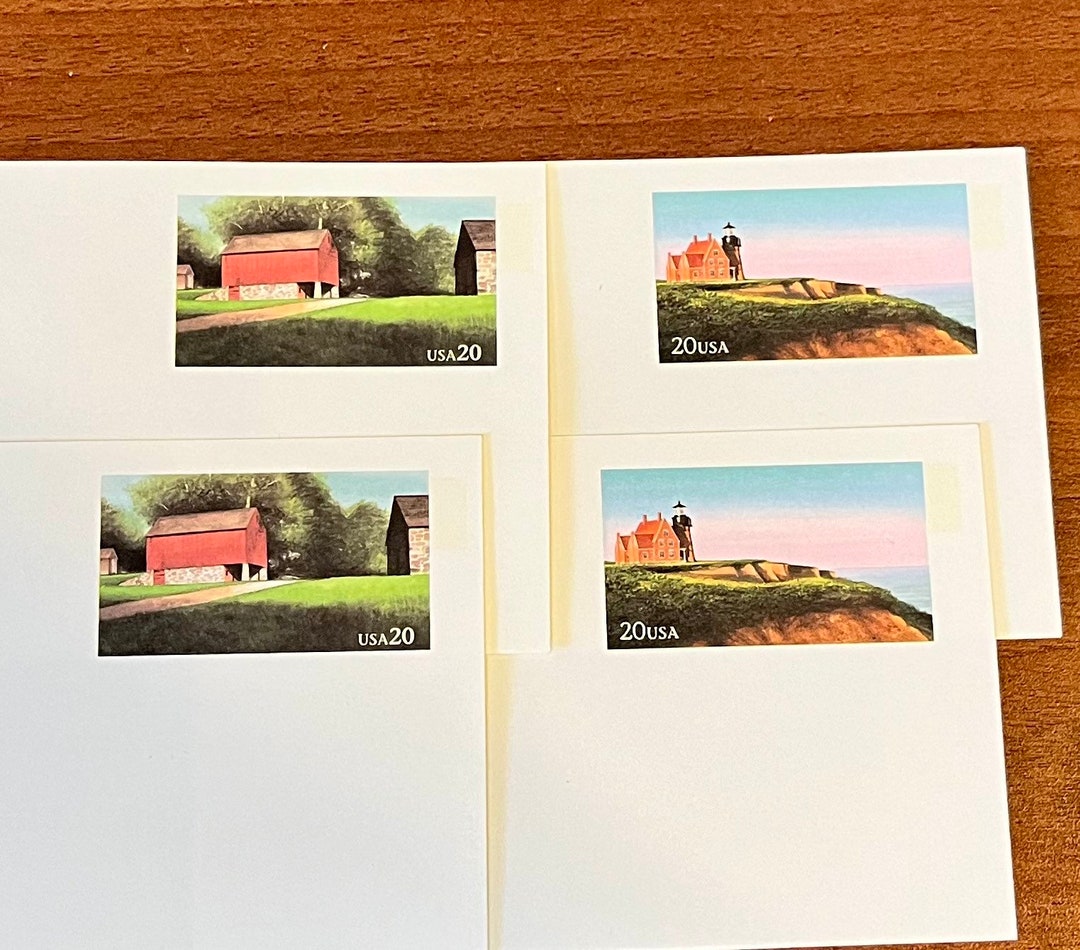 1990s USPS Prestamped Postcard. Postal Card. Prestamped. Unused Etsy