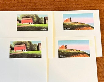 1990s USPS pre-stamped postcard. postal card. prestamped. unused