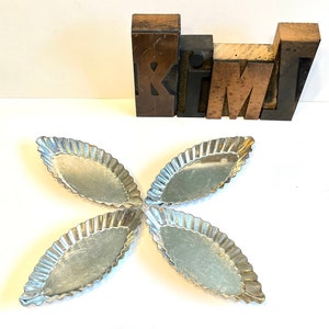 marquis-shaped tart tins. 4.75 by 2-inch. fluted brioche. set of 4