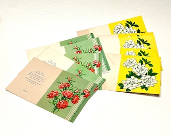 2 sets of bridge tally cards. made in usa. flowers