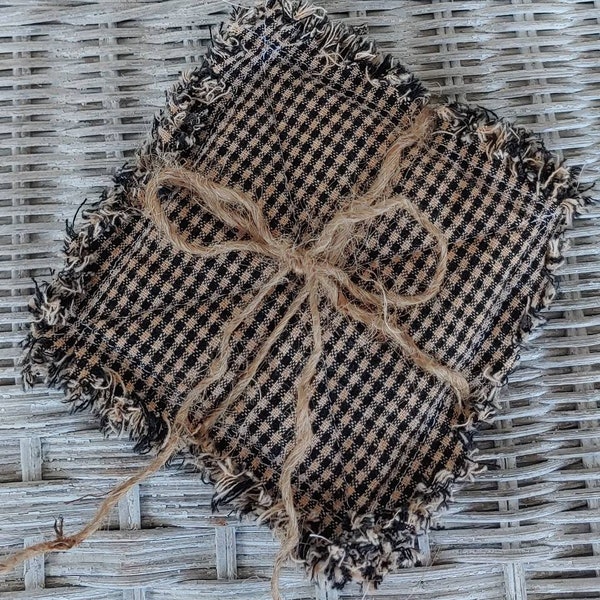 Homespun Mug Rugs - Etsy