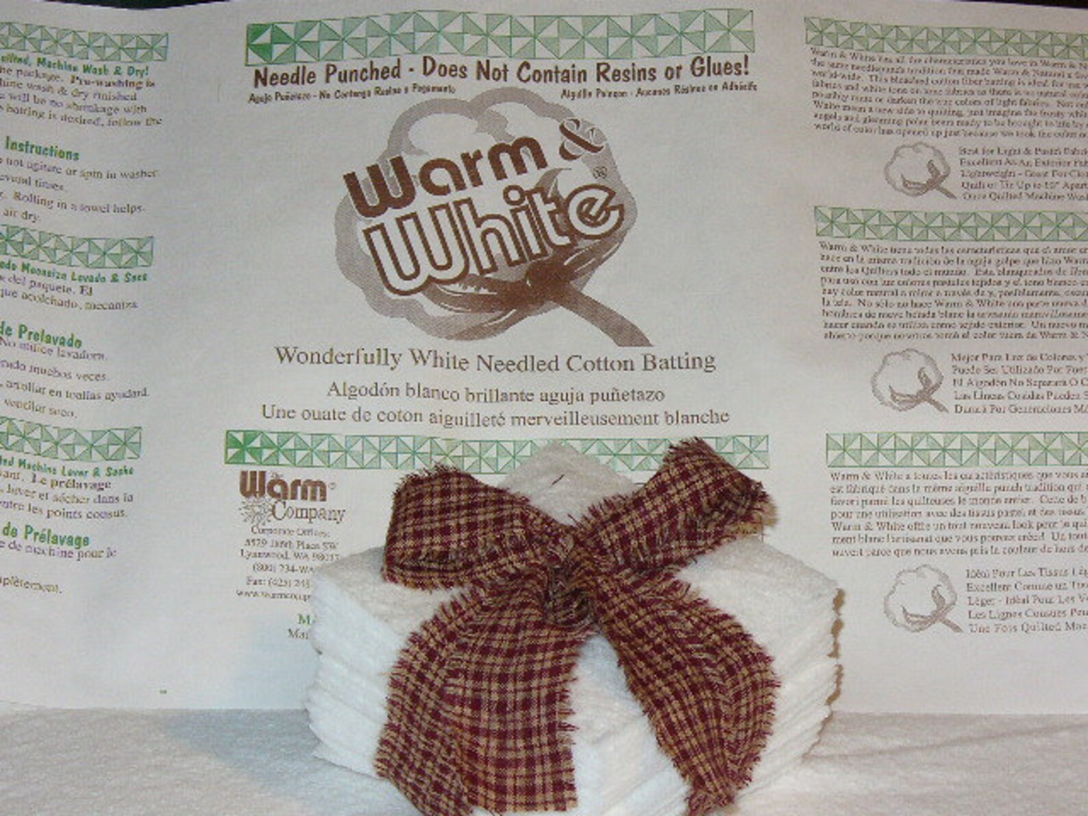 25 11 Inch Warm and White Quilt Batting Squares for Rag Etsy