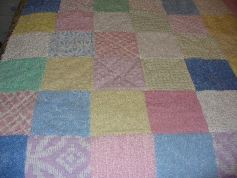 Ashlawnfarms Country Chenille Rag Quilt Pattern Instructions Etsy