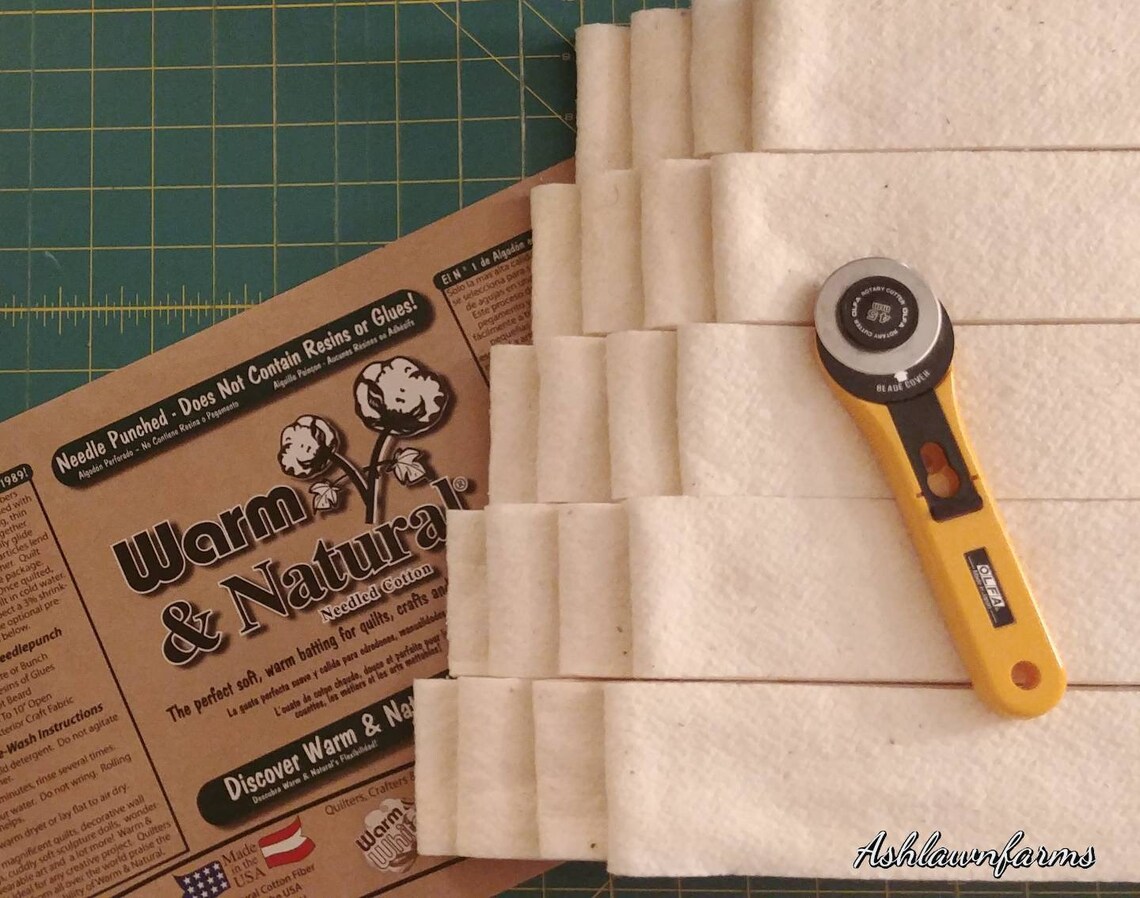 Jelly Roll Rug Batting Strips 2 1/2 X 90 Strips Etsy