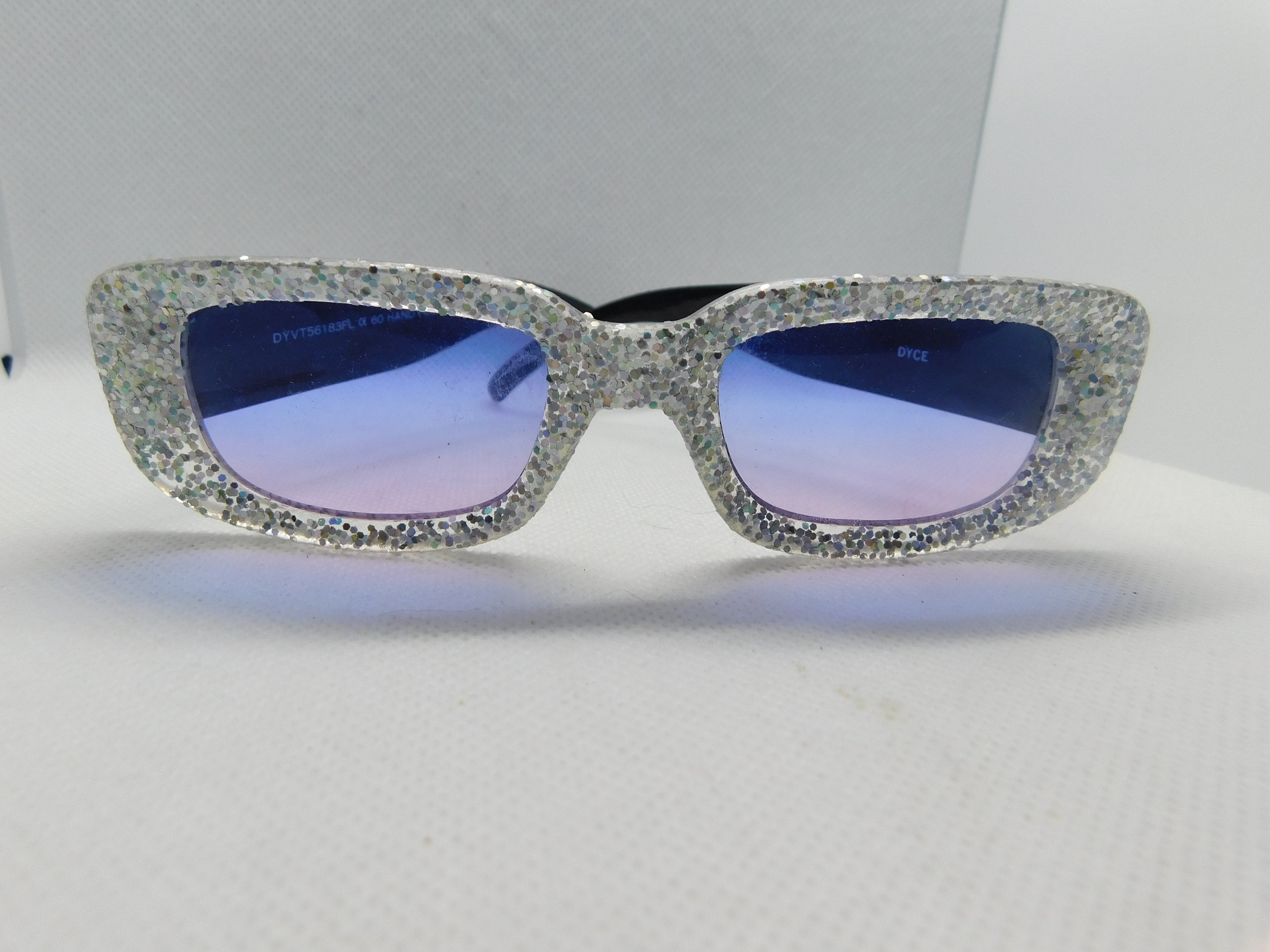 Dyce 90s Crystal Sparkle Glittery Sunglasses. Free Shipping Etsy