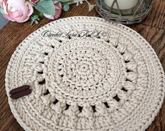 ナプキンカップコースターラウンドポリエステルかぎ針編みナプキンダイニングテーブルセッティング用かぎ針編みナプキンデザイナーかぎ針編みナプキンヴィンテージスタイルかぎ針編みナプキン