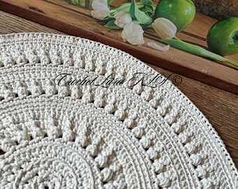 かぎ針編みのナプキン かぎ針編みの丸いポリエステルナプキン ディナーテーブルセッティング用のかぎ針編みナプキン デザイナーのかぎ針編みナプキン ヴィンテージスタイルのかぎ針編みナプキン