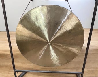 Campana de gong tibetana hecha a mano: gong de meditación para sanación con sonido, baños de sonido, rituales budistas, yoga, decoración zen, regalo espiritual.