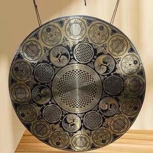 Handcrafted Meditation Gong – Soothing Vibrations for Stress Relief, Sleep & Spiritual Balance ,