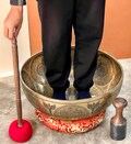 Extra Large 7-Metal Singing Bowl – Buddha Feet Etching, Tibetan Sound Healing Meditation Bowl product logo