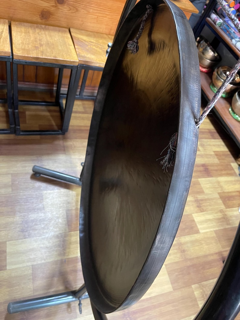 Powerful Sound Healing Gong – Handcrafted Temple Bell for Meditation, Relaxation & Energy Clearing