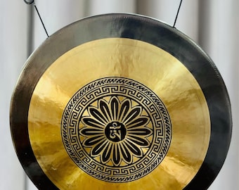 Handmade Tibetan Gong – Deep Resonating Sound Healing Meditation Bell from Nepal