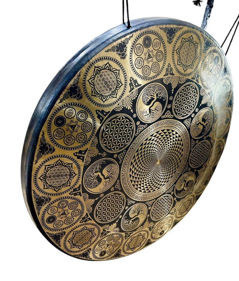 Bronze Etched Gong for Deep Relaxation – Perfect for Sound Healing, Yoga & Mindfulness
Therapeutic Meditation Gong – Rich, Lasting Tones for Sleep, Focus & Spiritual Well-Being