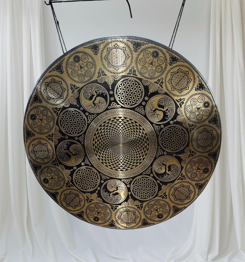 Premium Bronze Healing Gong – Deep Resonance for Meditation, Relaxation & Sound Therapy