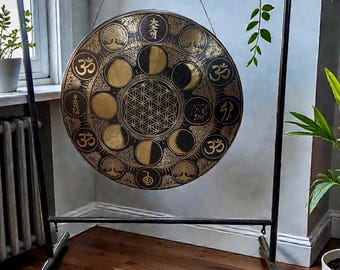 Gong de meditación de Nepal – Gong para la sanación de chakras y la terapia de sonido