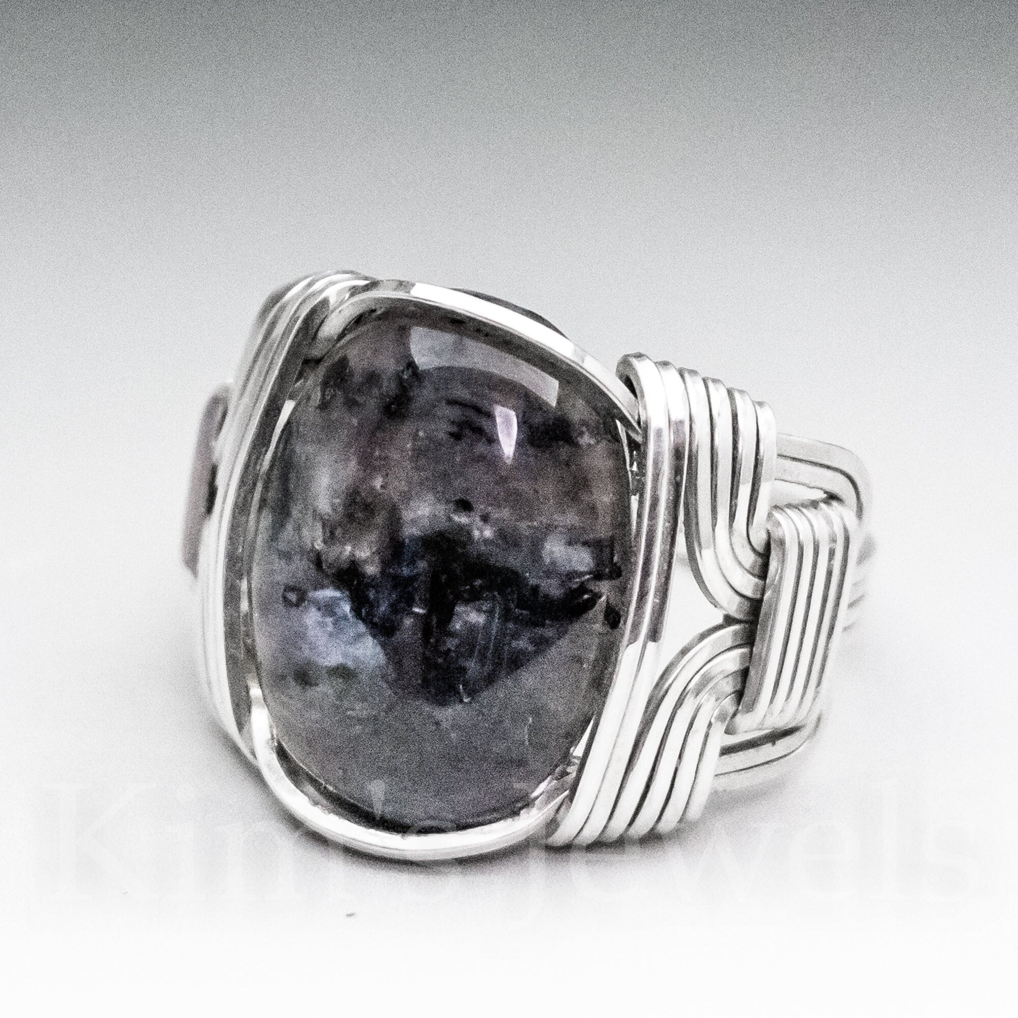 Larvikite Ring - Etsy