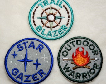 Style Choice - Machine Embroidered 2.5" Patch Adult Outdoors Merit Badge Iron On