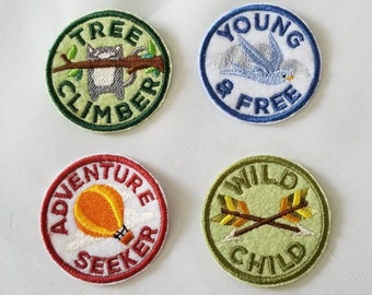 Style Choice - Machine Embroidered 2.5" Patch Adult Crafting Merit Badge Iron On