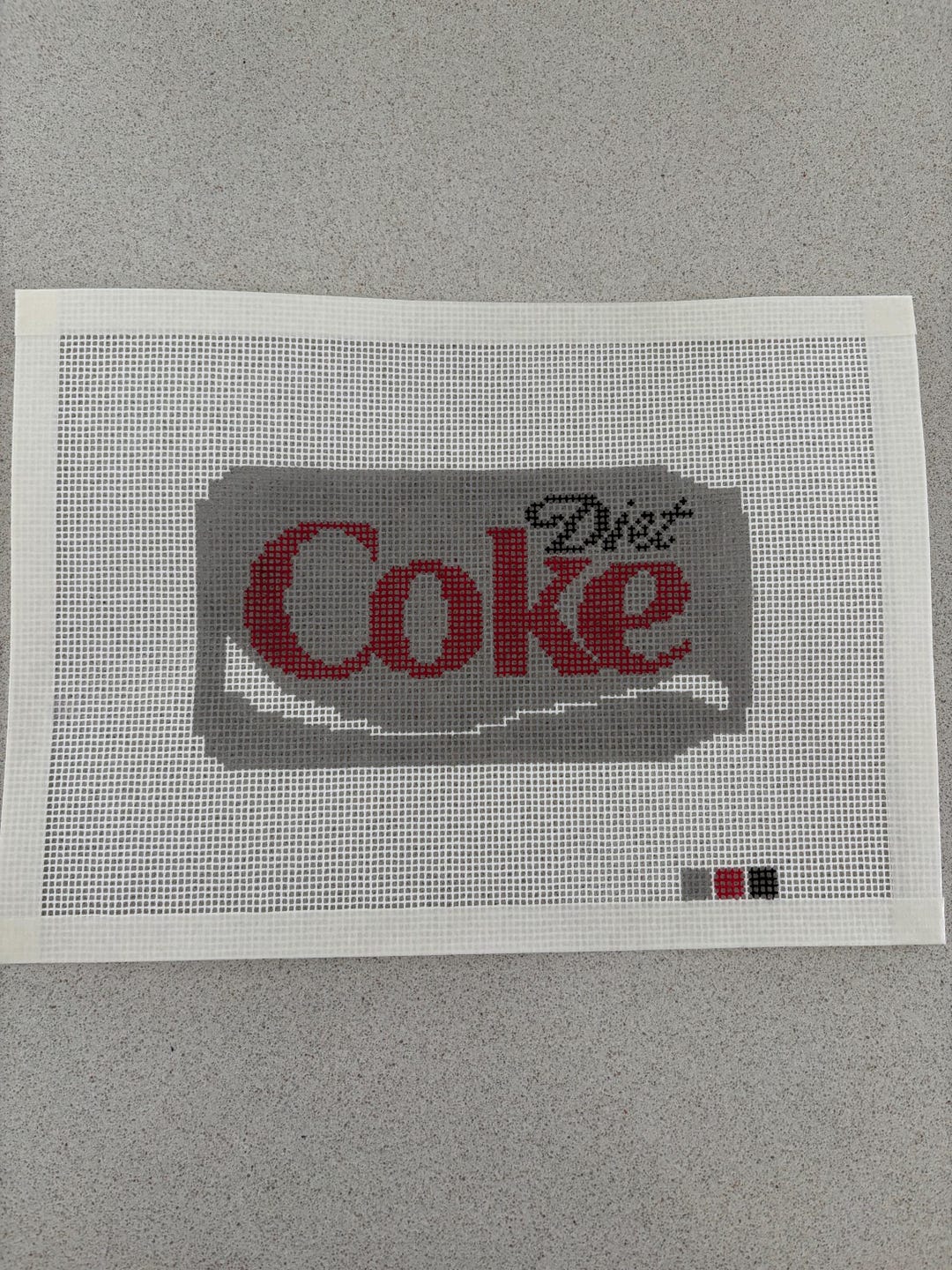 Diet Coke Hand Painted Needlepoint Canvas Wholesale Listing - Etsy