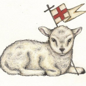 Impressão artística do Agnus Dei