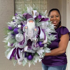 Purple santa suit deals
