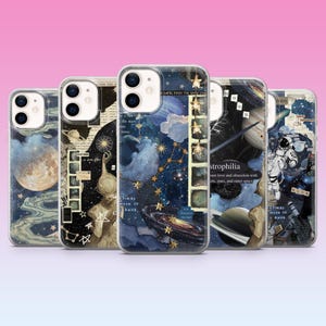 Space Phone Case Universe Stars Astrology Cover for iPhone 16, 15, 14, 13, 12, 11, Samsung S25, S24, S23, Pixel 9Pro XL, 8Pro, 7A