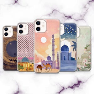 Islamic Phone Case Arab Muslim Islam Cover for iPhone 16, 15, 14, 13, 12, 11, Samsung S25, S24, S23, Pixel 9Pro XL, 8Pro, 7A