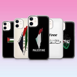 Palestine Phone Case Justice Gaza Free Palestine Cover for iPhone 16, 15, 14, 13, 12, 11, Samsung S24, S23FE, S22 A15, Pixel 9Pro XL, 8Pro