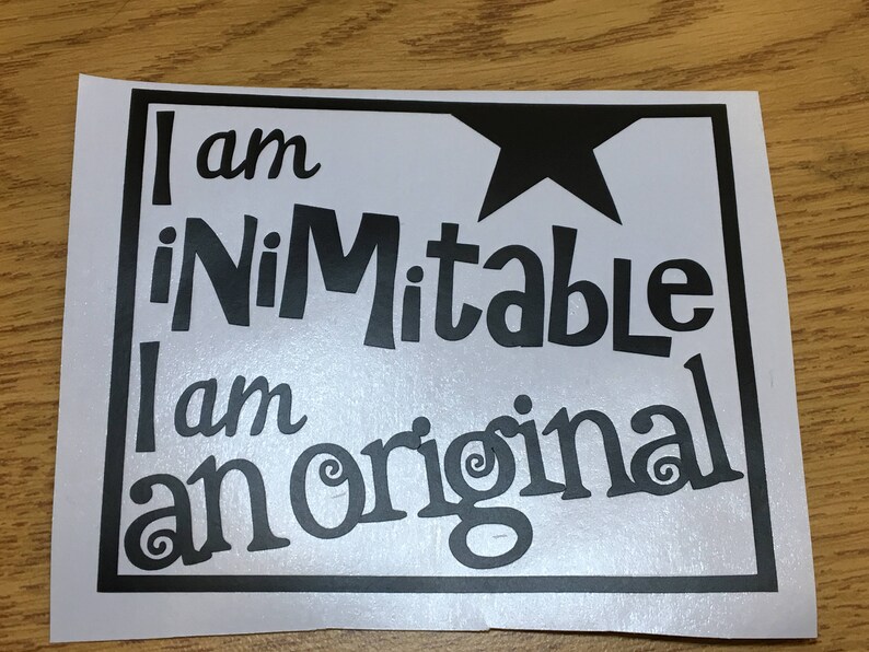 Hamilton Quote Vinyl Sticker Etsy