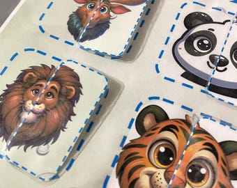 Dieren matching game voor kinderen, boerderijsafari matching activiteit, dieren spellen, peuter matching activiteit, leermap, voorschoolse centra