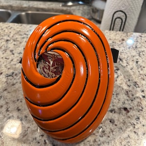 Naruto Mask - Akatsuki Tobi Uchiha Mask - Naruto / Anime Cosplay - 3D Printed - Naruto Swirl Mask - Anime Costume - Tobi Obito Costume Mask