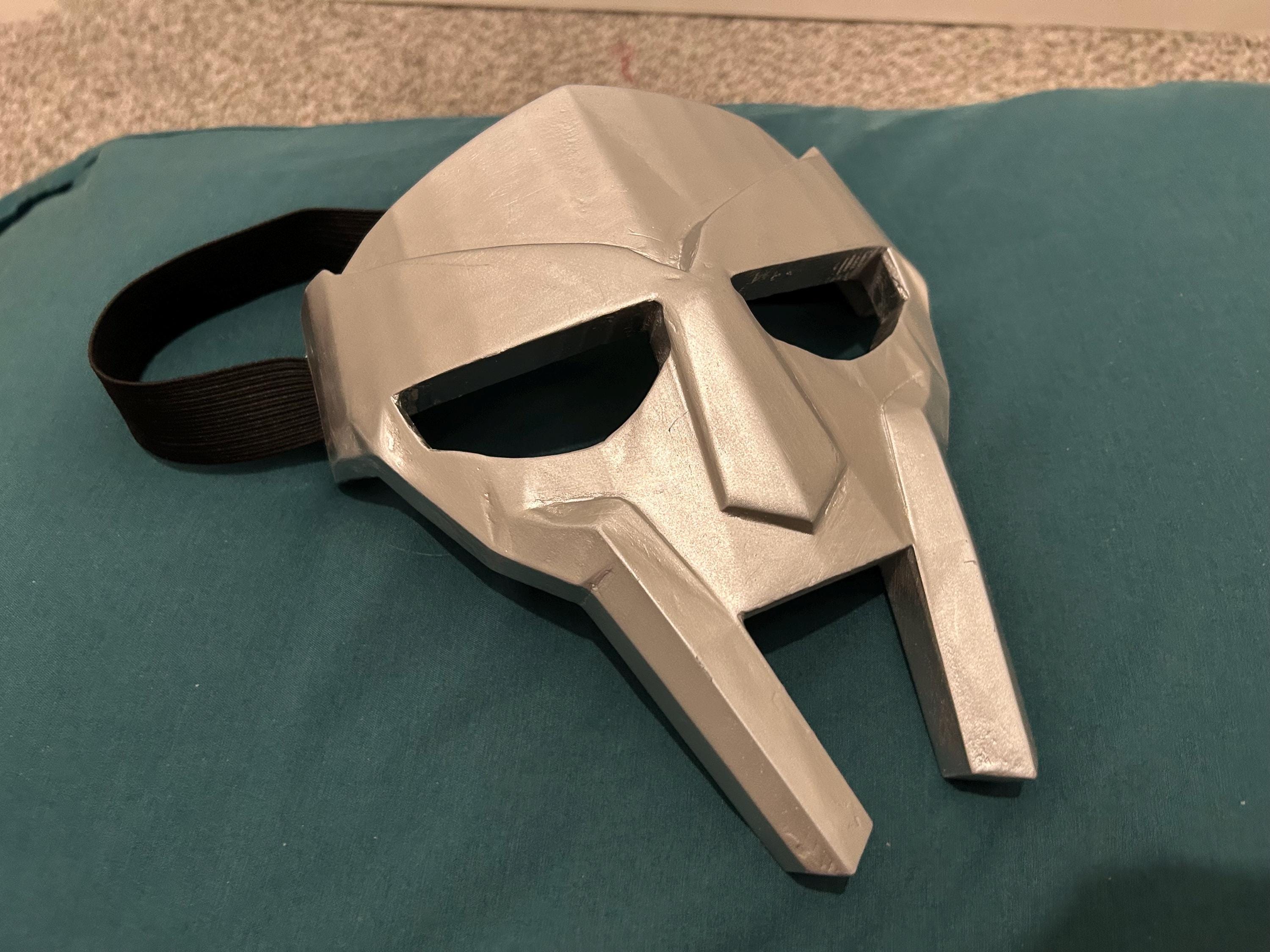 MF DOOM Mask - 3D Printed - With Strap - Unique Gift for Rap