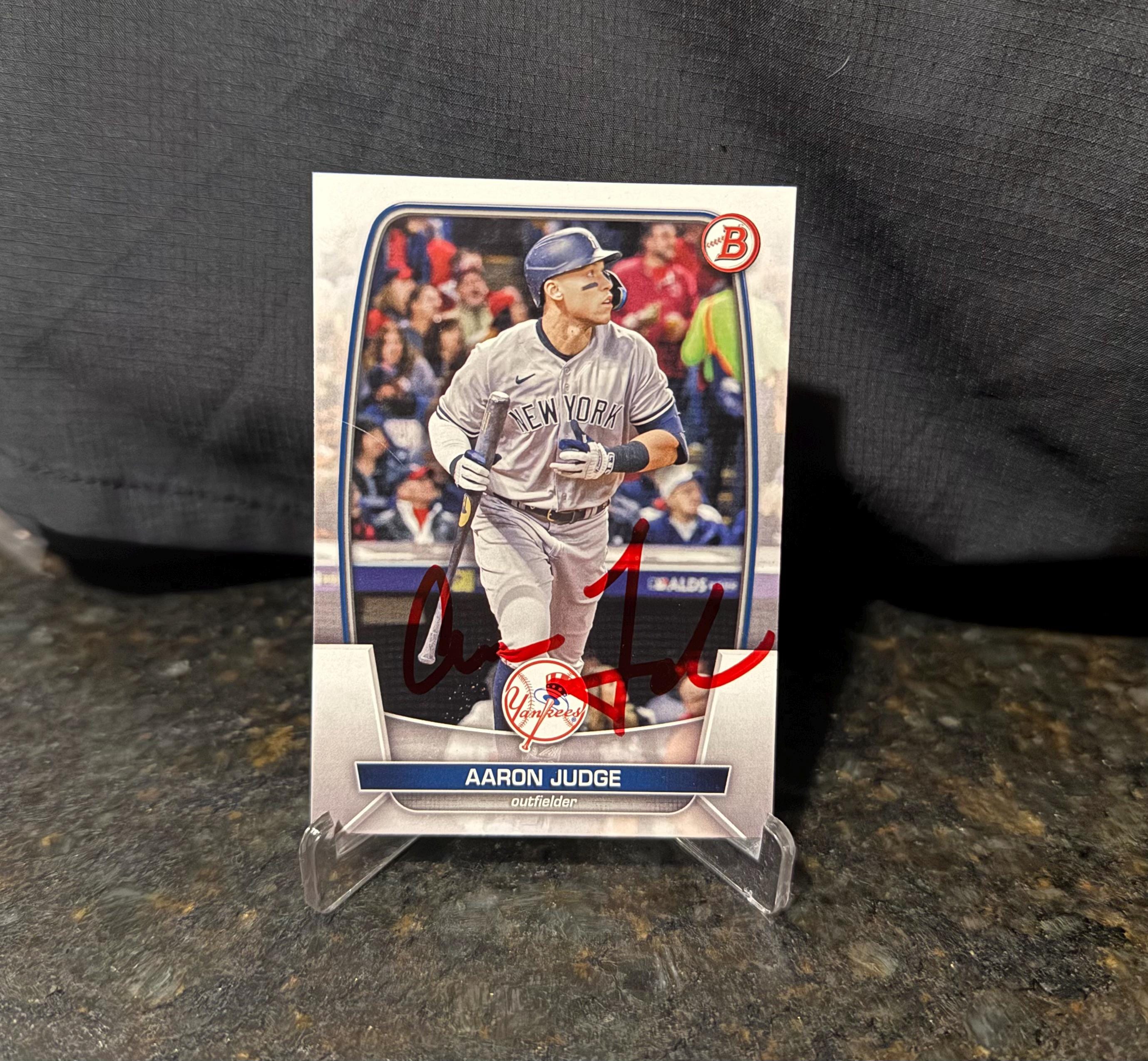 Aaron judge signed card - Etsy 日本