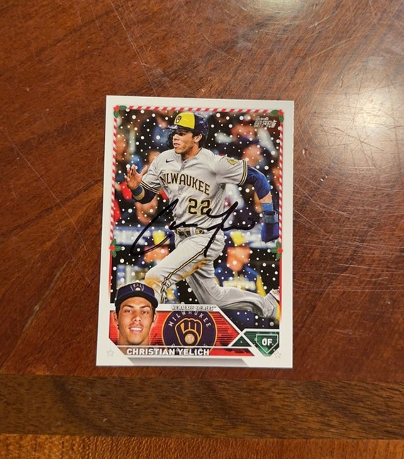 クリスチャン・イエリッチ 直筆サインカード Topps ホリデー ベース 