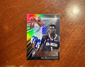 ザイオン・ウィリアムソンの直筆サインカード - Etsy 日本