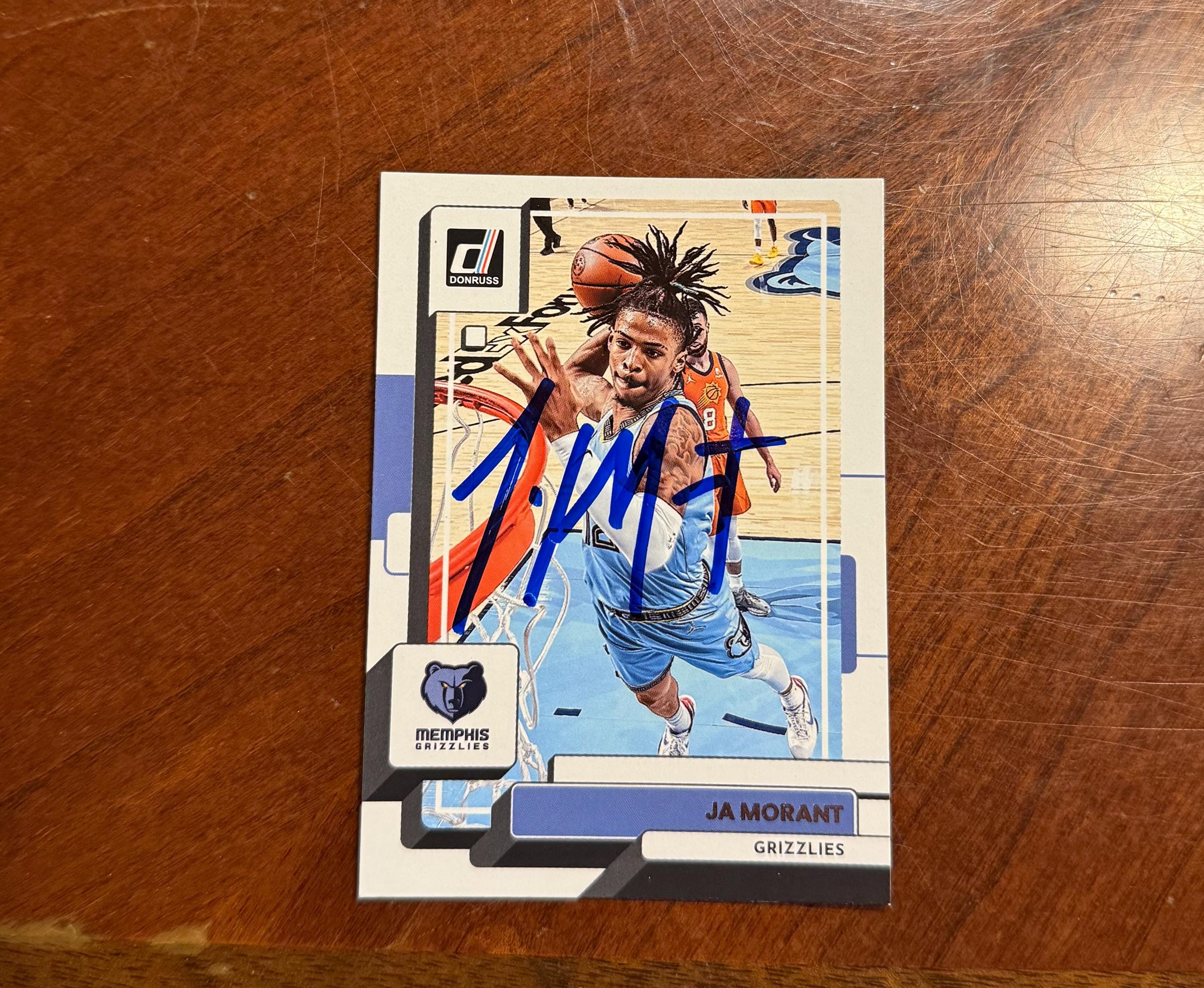 Signed ja morant card - Etsy 日本