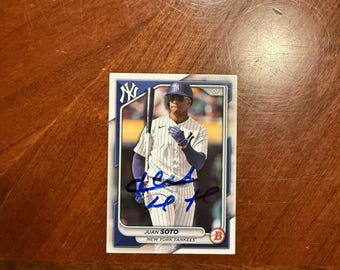 JUAN Gonzalez card autographed - Etsy 日本