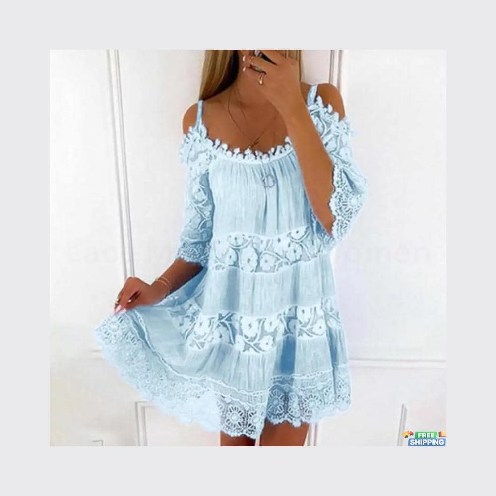 tartan dress blue Blackwatch Tartan Lilia Mini Nap Dress