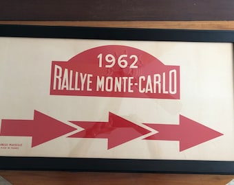 2000 * Affiche Original 68ème Rallye Monte-Carlo, Lancer Evo Makinen - P Berenguier (A