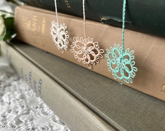 Tatted Bookmarks - Love in Springtime